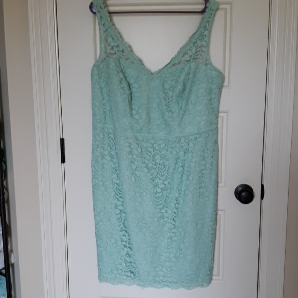 Mint Green Size 18 Dress from David's Bridal